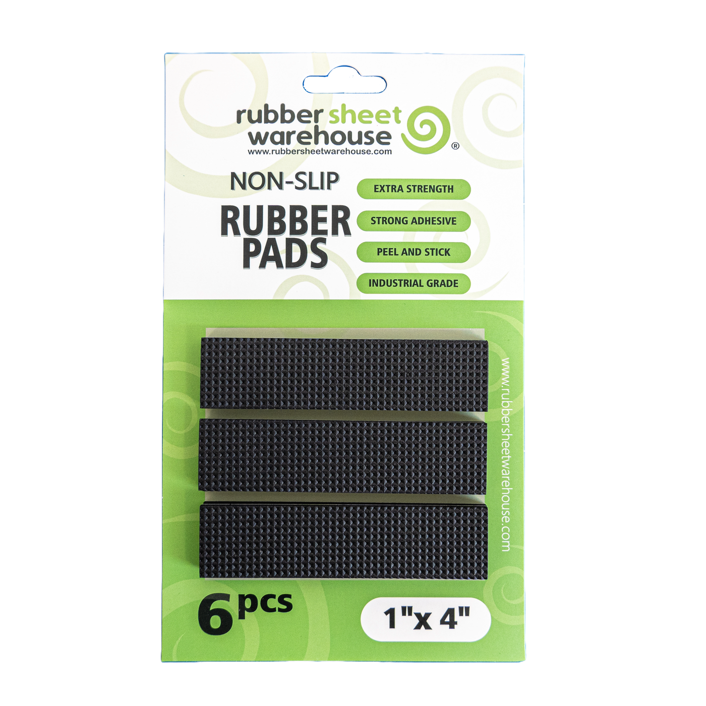 Rubber Foam Pads- NON SLIP- Adhesive Peel and Stick — Rubber Sheet ...