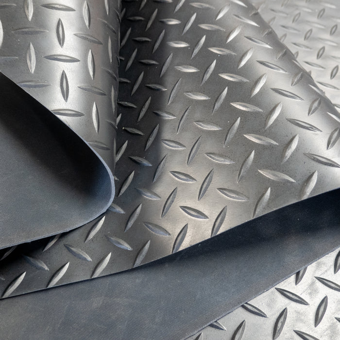 Diamond Plate Matting  Rubber Runner Matting — Rubber Sheet Warehouse®