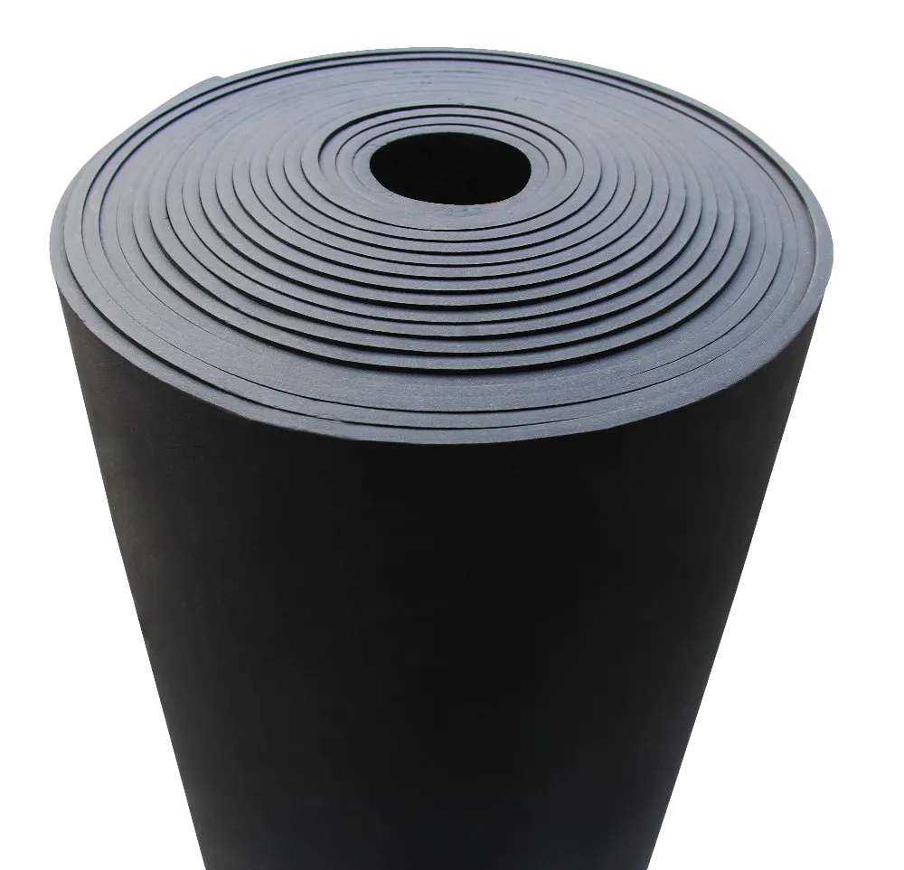 Solid Black Rubber Stripping Silicone Roll 60A, No Adhesive for
